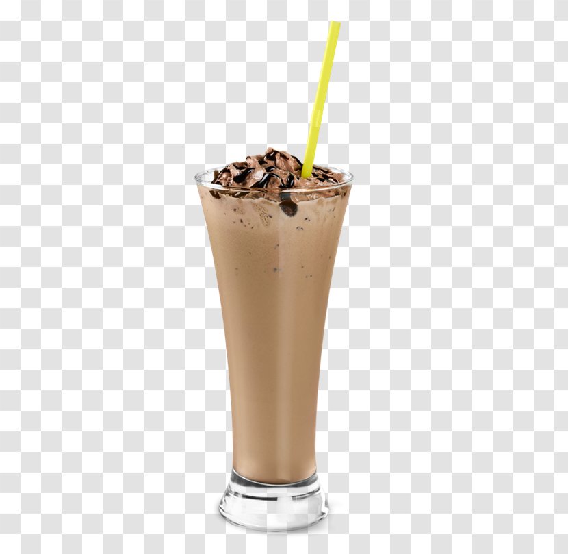 Chocolate Ice Cream Frappé Coffee Milkshake Iced - Batida Transparent PNG