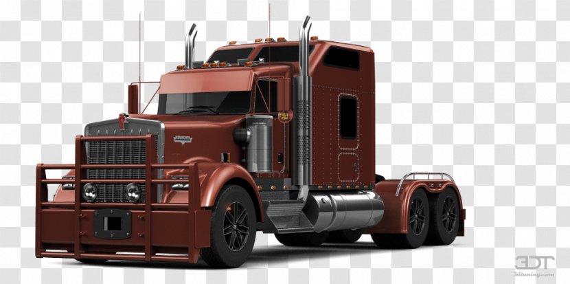 Kenworth W900 T660 T680 Car - Scale Model Transparent PNG