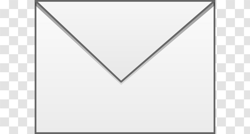 Paper Line Triangle Area - White - Envelopes Pictures Transparent PNG