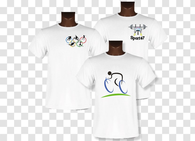 T-shirt Logo Sleeve Font - White - Tshirt Transparent PNG