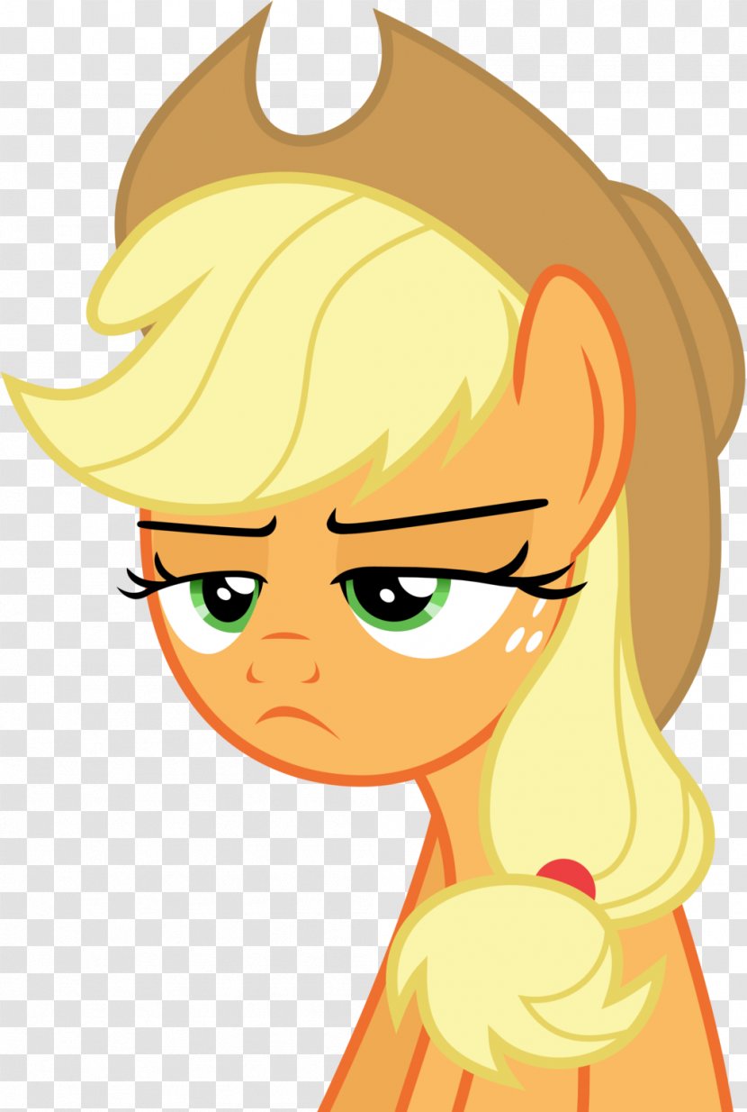 Applejack My Little Pony Sunset Shimmer - Watercolor Transparent PNG