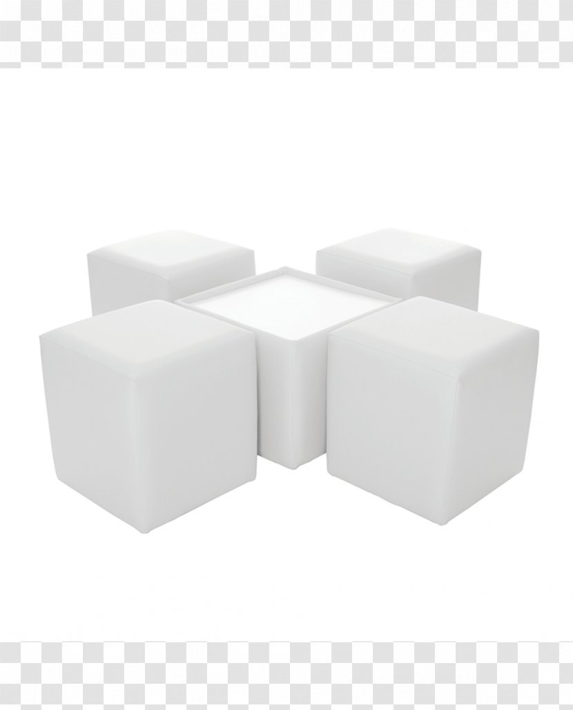 Bedside Tables White Cube Furniture Seat - Rectangle - Sugar Cubes Transparent PNG