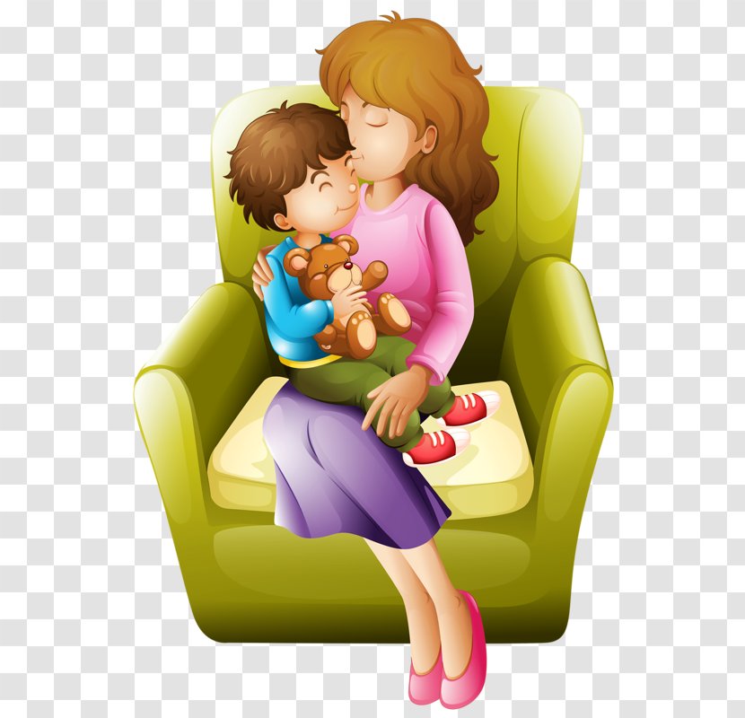 Vector Graphics Mother Illustration Child Image - Flower Transparent PNG