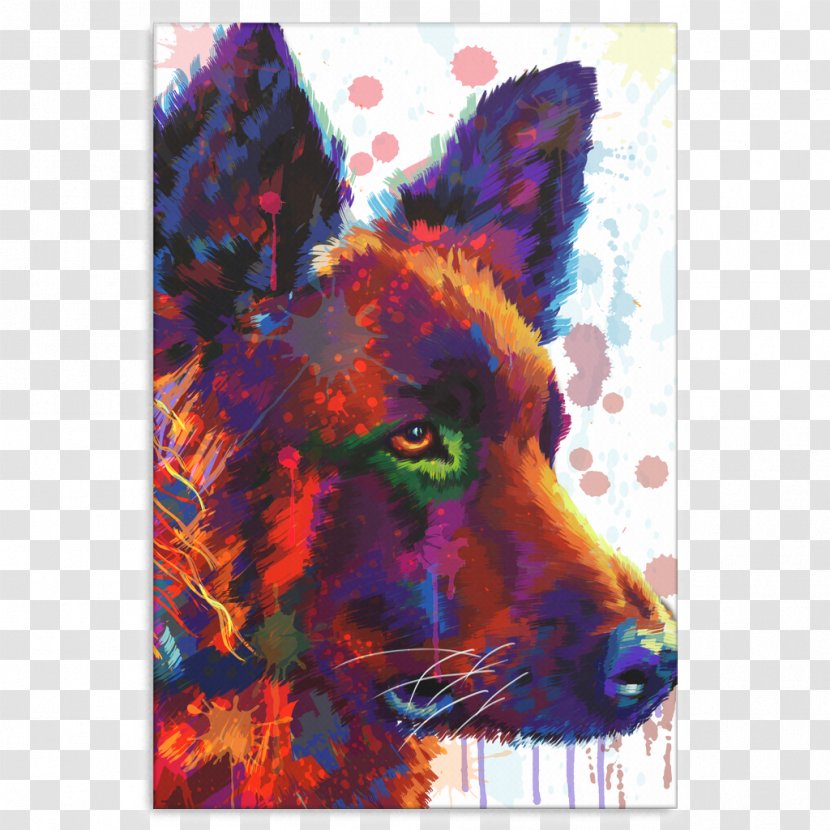 Dog Breed Painting Acrylic Paint - Like Mammal Transparent PNG
