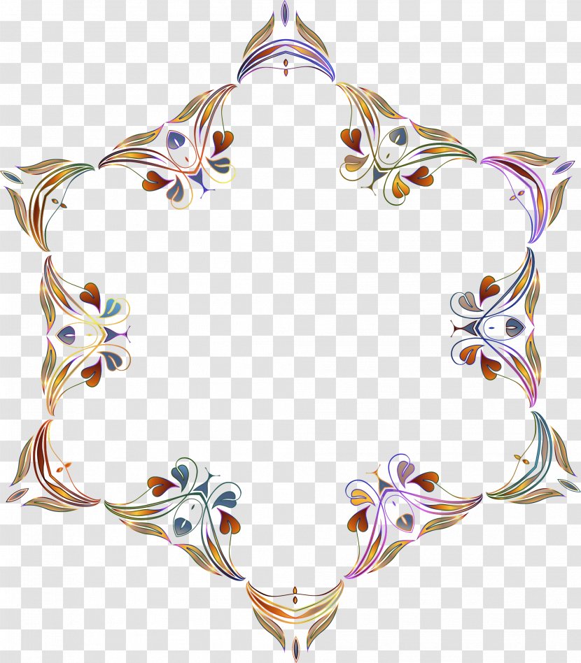 Clip Art - Flour - Floral Frame Transparent PNG