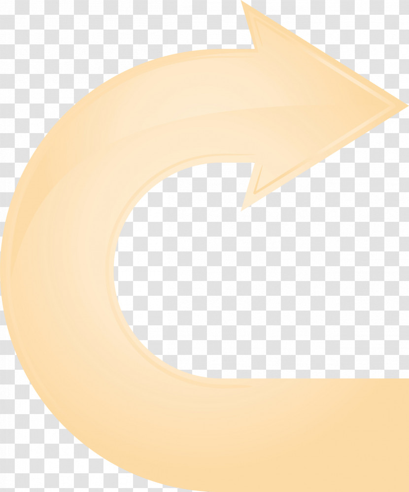 Yellow Beige Font Circle Transparent PNG