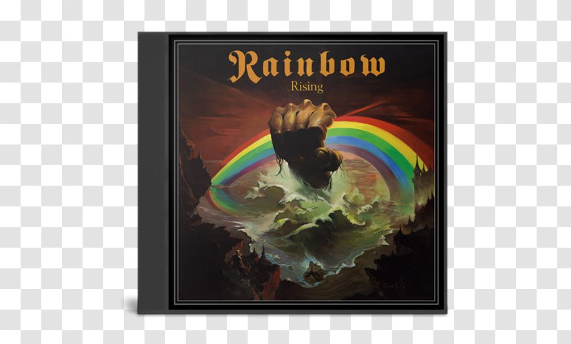 Rainbow Rising LP Record Phonograph Long Live Rock 'n' Roll - Watercolor - Ritchie Blackmore's Transparent PNG
