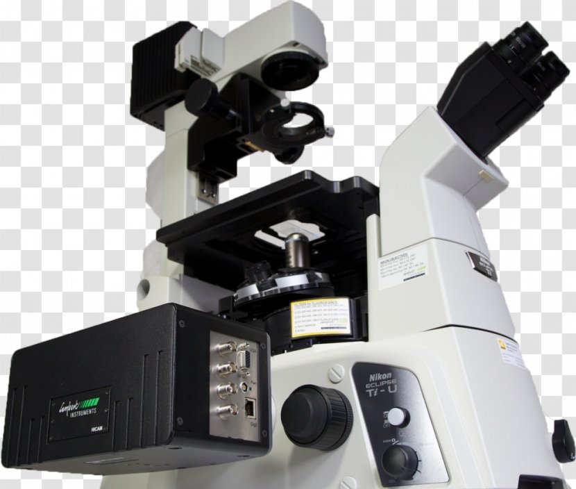Fluorescence Microscope Light Optical Confocal Microscopy - Spectrometer Transparent PNG