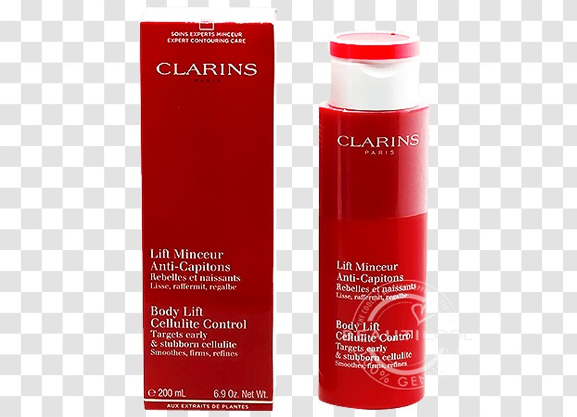 Lotion Clarins Body Lift Cellulite Control Cream Moisturizer - Ounce Transparent PNG