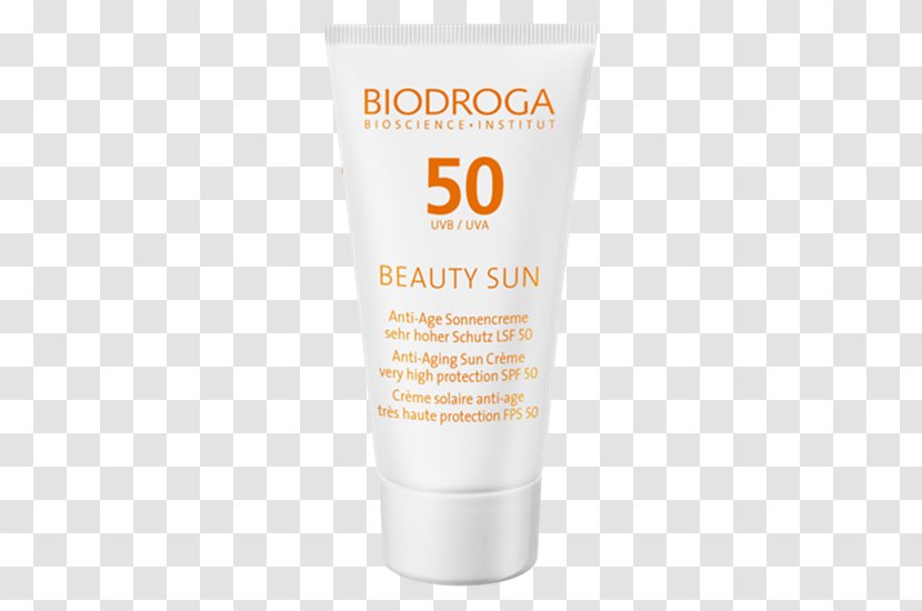 Anti-aging Cream Sunscreen Lotion Skin Care - UVA UVB Transparent PNG