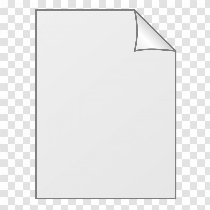 Paper Clip Art - Text File - White Transparent PNG