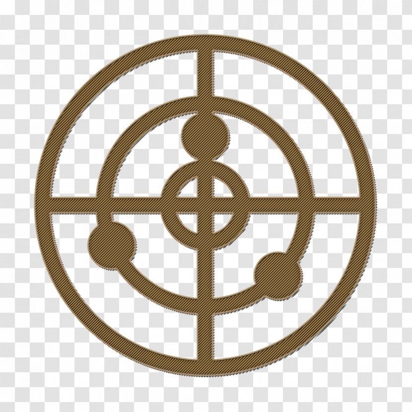 Online Marketing Icon Target Icon Pursuit Of Goals Icon Transparent PNG