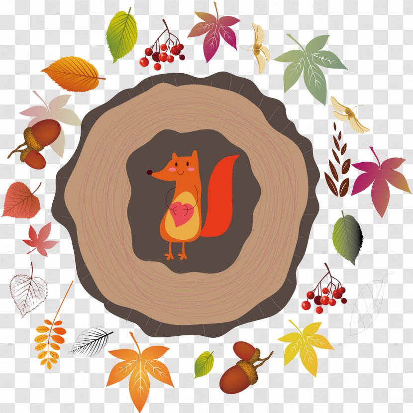 Free Content Clip Art - Thanksgiving - Fox Nuts Vector Transparent PNG