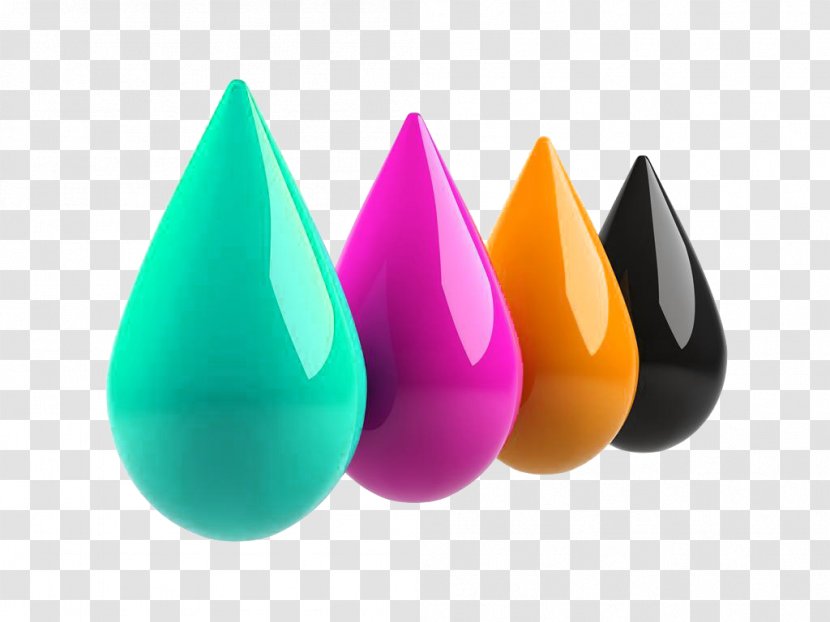 Ink Paint - Cartridge - Drops Picture Material Transparent PNG