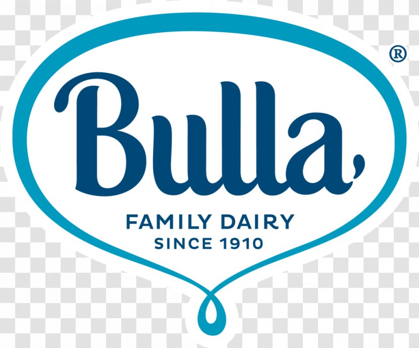 Ice Cream Logo Milk Bulla Dairy Foods - Blue - Food Allergy Transparent PNG