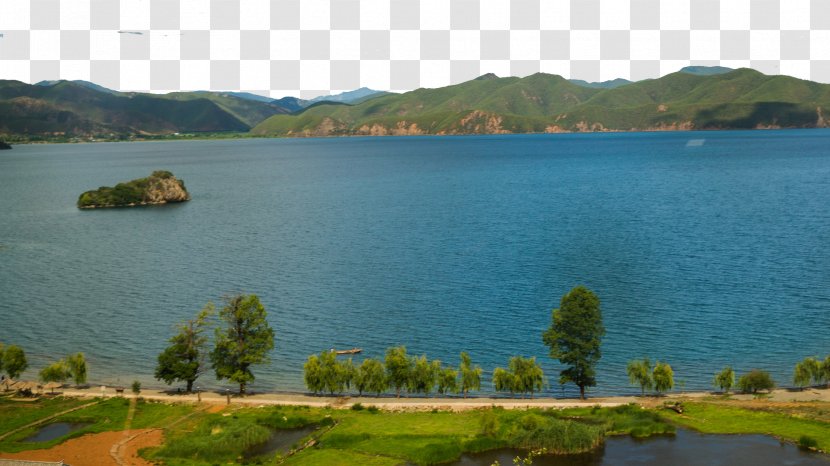 Lugu Lake Luguhuzhen U6cf8u6cbdu6e56u666fu533a Fukei Wallpaper - Panorama - Rigby Peninsula Fourteen Transparent PNG