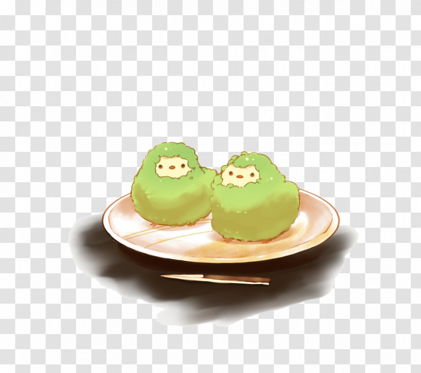 Tea Mochi Chazuke Matcha Wagashi - Glutinous Rice Dumpling Chick Transparent PNG