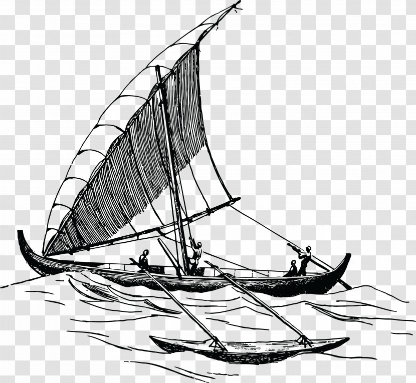 Clip Art Sailboat Sailing Ship Image - Sail Transparent PNG