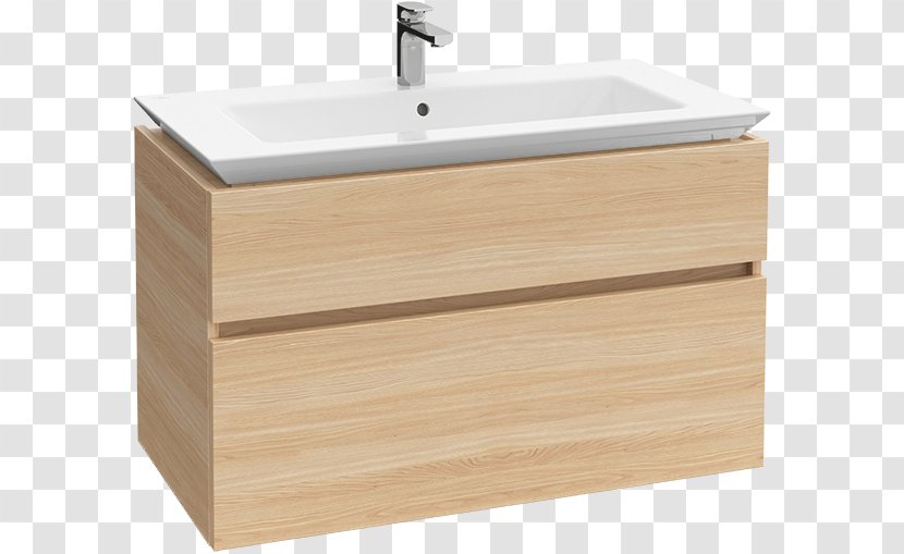 Sink Villeroy & Boch Bathroom Furniture Drawer - Wood - Lightweight Stone Walls Shower Transparent PNG