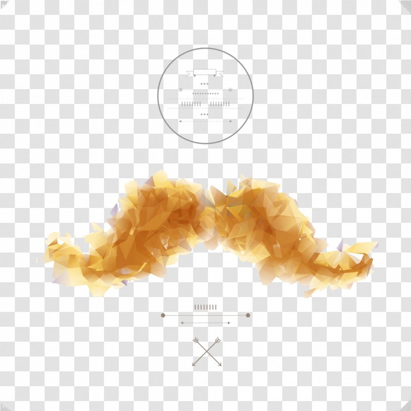 Beard - Yellow - Golden Photos Transparent PNG