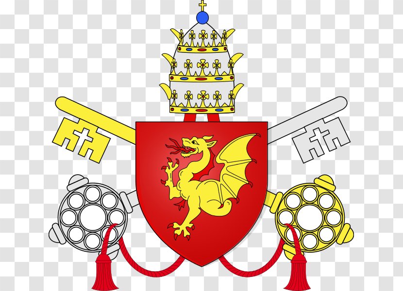 Papal States Vatican City Italy Coat Of Arms Pope - Julius Ii Transparent PNG