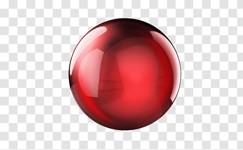 Sphere Crystal Ball - Red - Design Transparent PNG