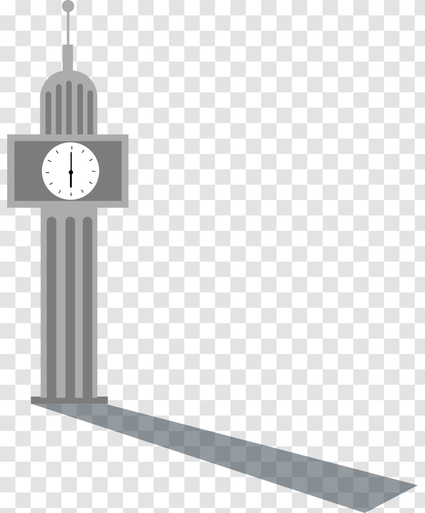 Clock Tower Bell - Building Silhouette Transparent PNG