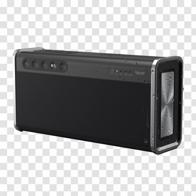 Creative IRoar Go Bluetooth Speaker SD Wireless Technology Loudspeaker - Muvo - Baggage Transparent PNG