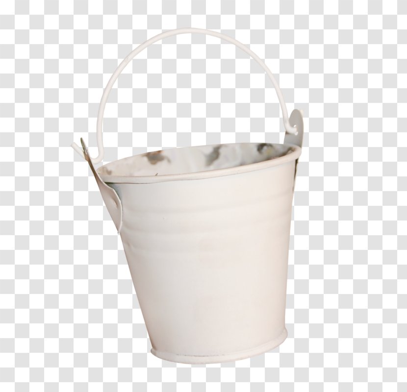Bucket White Container Transparent PNG