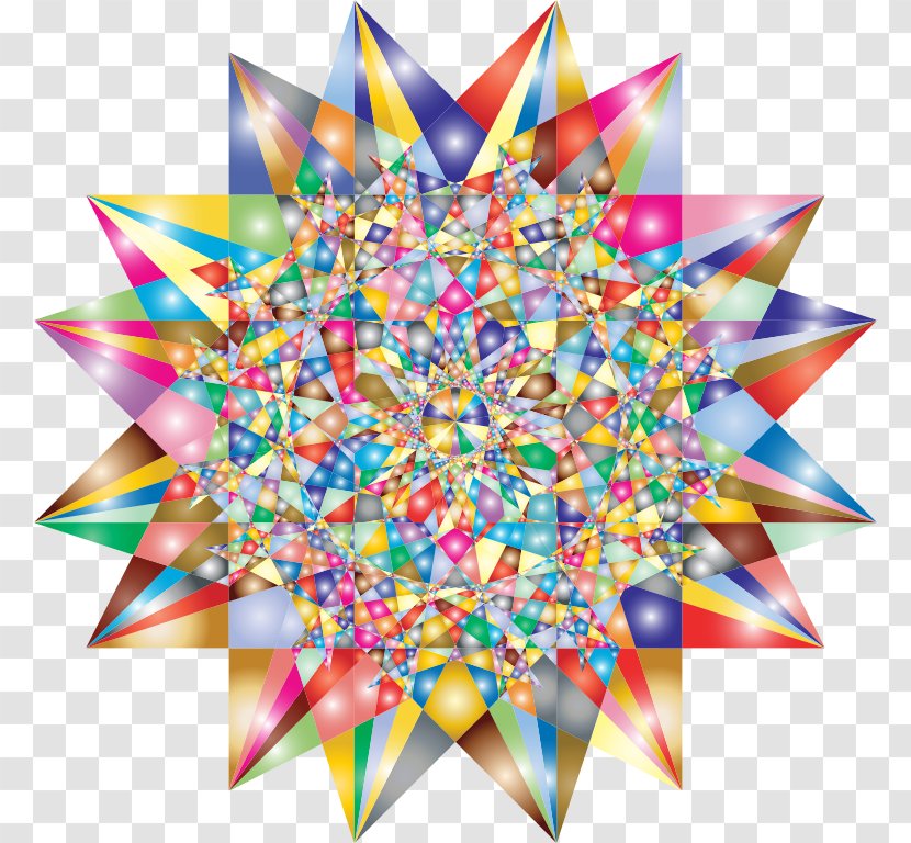Art Geometry Clip - Colorful Geometric Transparent PNG
