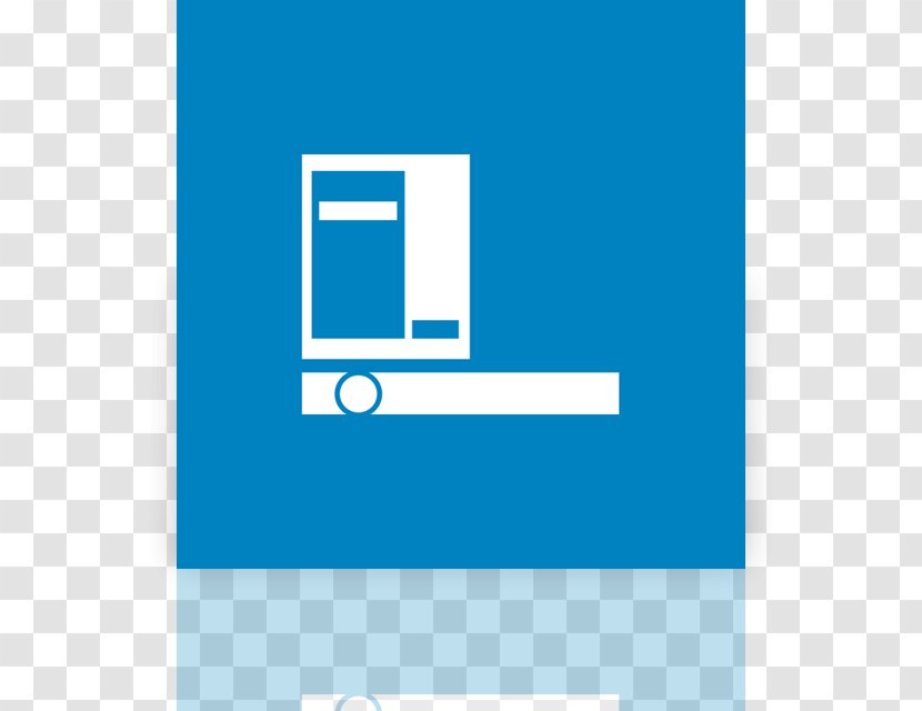 Metro Taskbar Computer Software Start Menu - Blue Transparent PNG