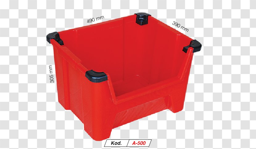 Plastic Bottle Box Crate Metal - Red - Storage Basket Transparent PNG