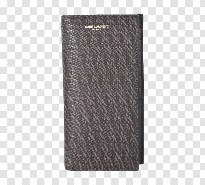 Brand Pattern - Ms. Saint Laurent Leather Wallet Transparent PNG