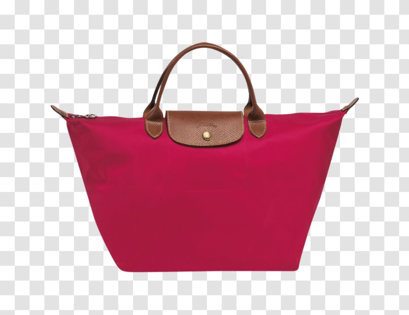 Longchamp Pliage Handbag Tote Bag - Button Transparent PNG