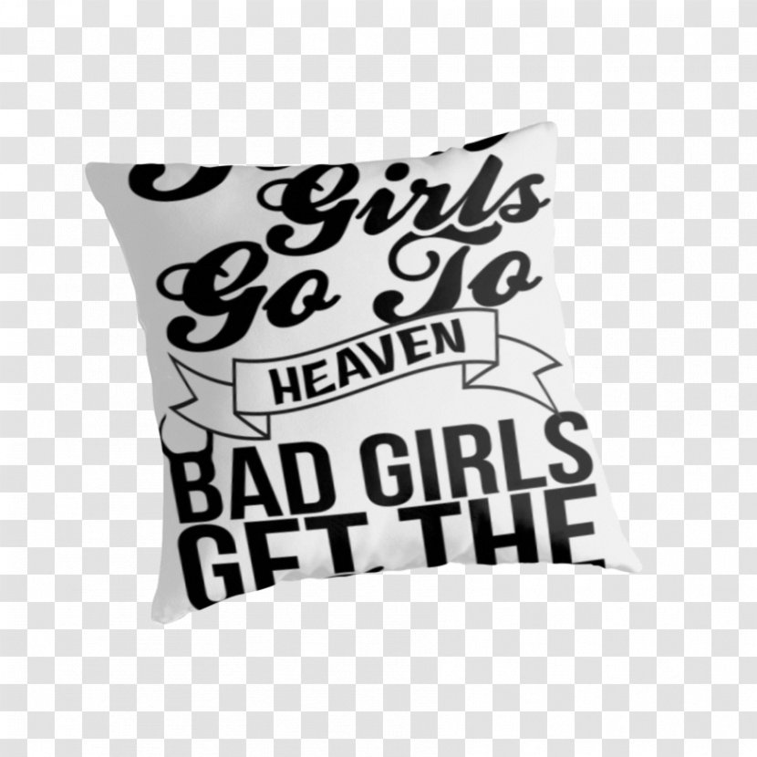 Throw Pillows Cushion Good Girls Go To Heaven Couch - Canvas - Pillow Transparent PNG