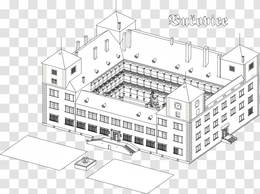 Drawing Clip Art - Mixed Use - Chateau Transparent PNG