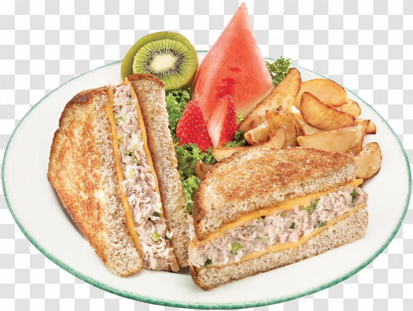 Breakfast Sandwich Tuna Fish Melt Croque-monsieur - Food - Sandwiches Transparent PNG