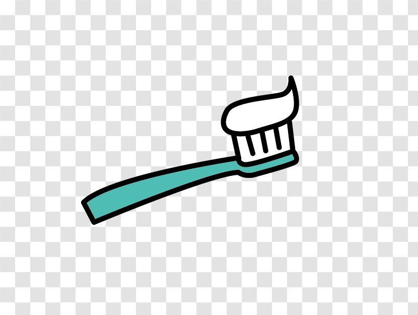 Toothbrush Toothpaste Cartoon Tooth Brushing - Area Transparent PNG