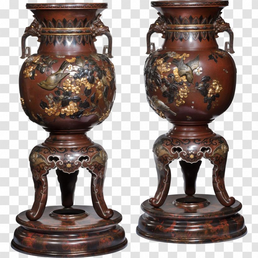 Vase Meiji Period Bronze Wick Antiques Ltd - Antique Transparent PNG