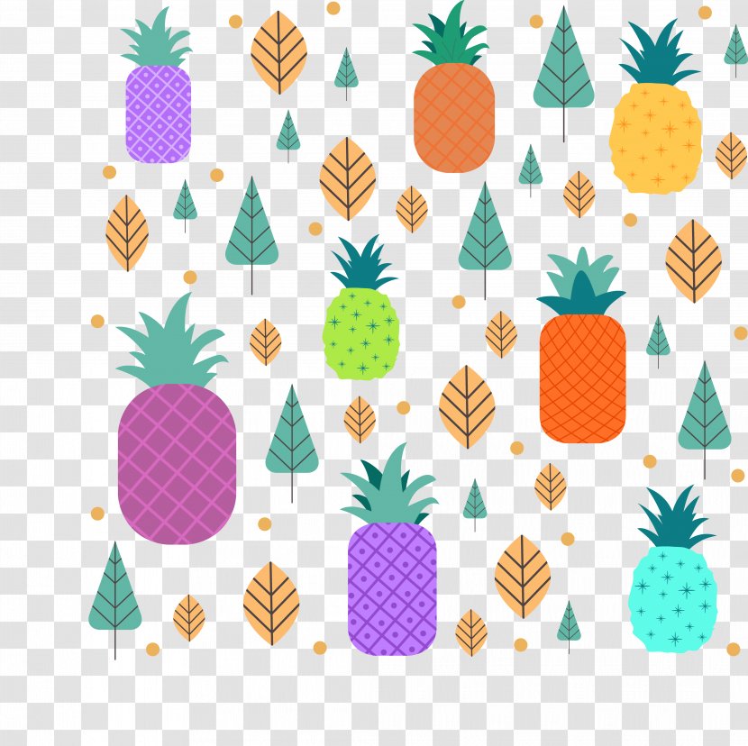 Plant Violet Green - Vecteur - Color Pineapple Transparent PNG