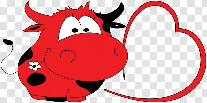 Snout Cattle Cartoon Clip Art - Like Mammal - Crazy Cow Transparent PNG