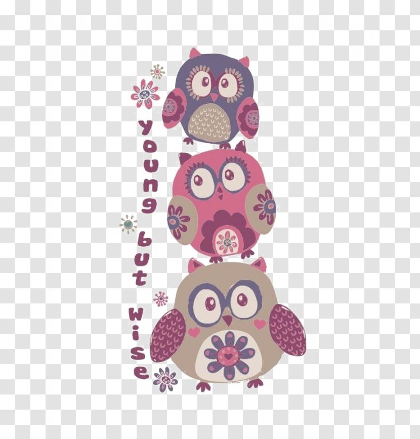 Owl Cartoon Illustration - Bird - Cute Element Transparent PNG