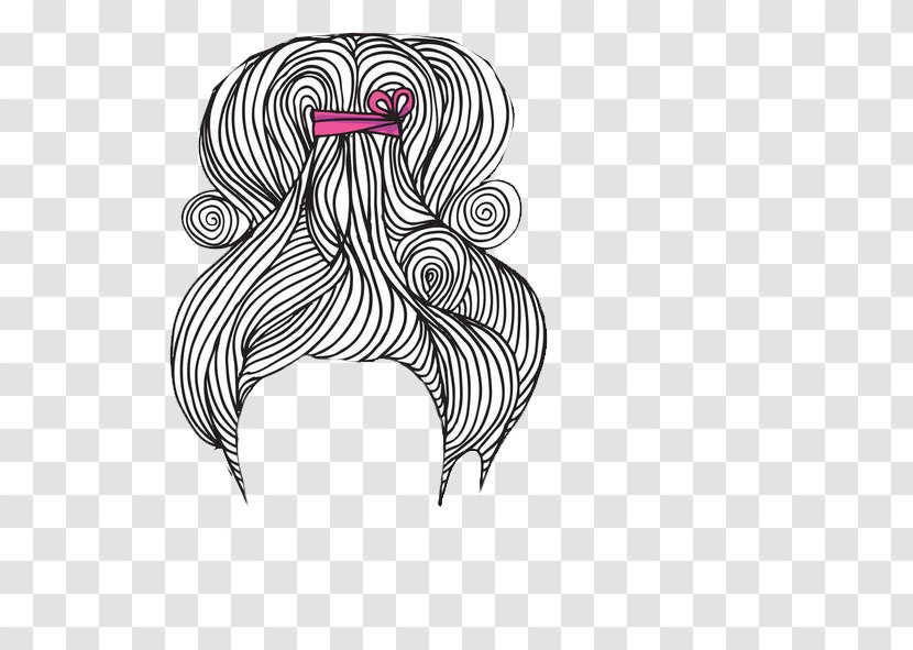 Photography Royalty-free Illustration - Cartoon - Lovely Lady Hairstyle Illustrations Transparent PNG