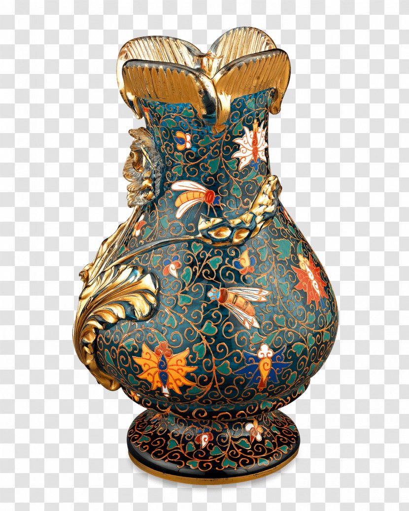 Vase Ceramic Bohemian Glass Moser Transparent PNG