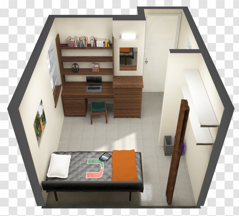 Dormitory House Student Interior Design Services Room - Real Estate Transparent PNG