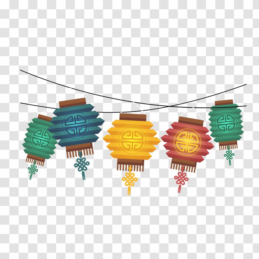 Pattern - Cartoon - Mid-Autumn Festival Festive Lantern Material Transparent PNG