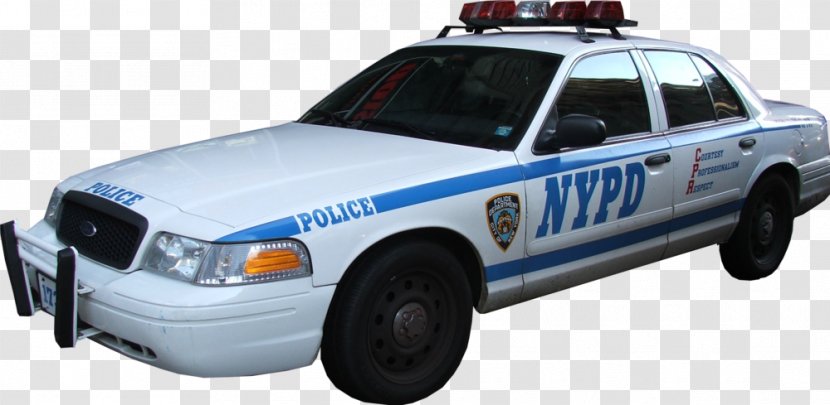 Ford Crown Victoria Police Interceptor New York City Department Car Transparent PNG