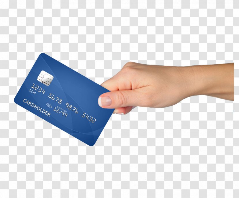 Credit Card Smart Bank ATM - Hand Holding Cards Transparent PNG