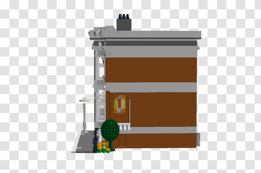 House Line Angle - Facade - Lego Modular Buildings Transparent PNG