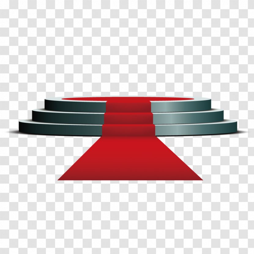 Download Stage - Pattern - Circular Red Carpet Transparent PNG